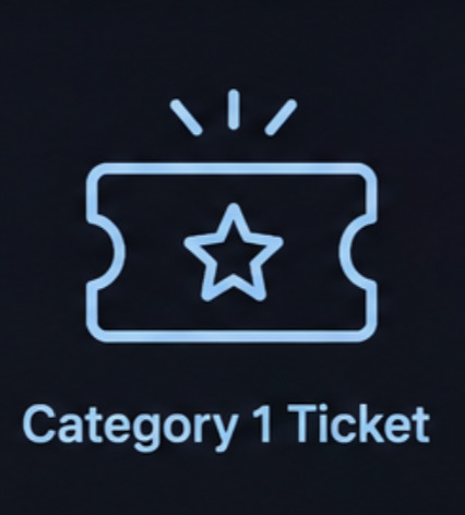 Category 1 Ticket